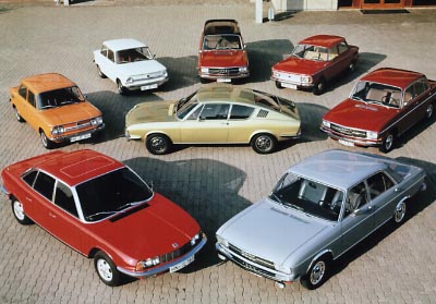 Все модели Audi, выпускавшиеся в 1971 году